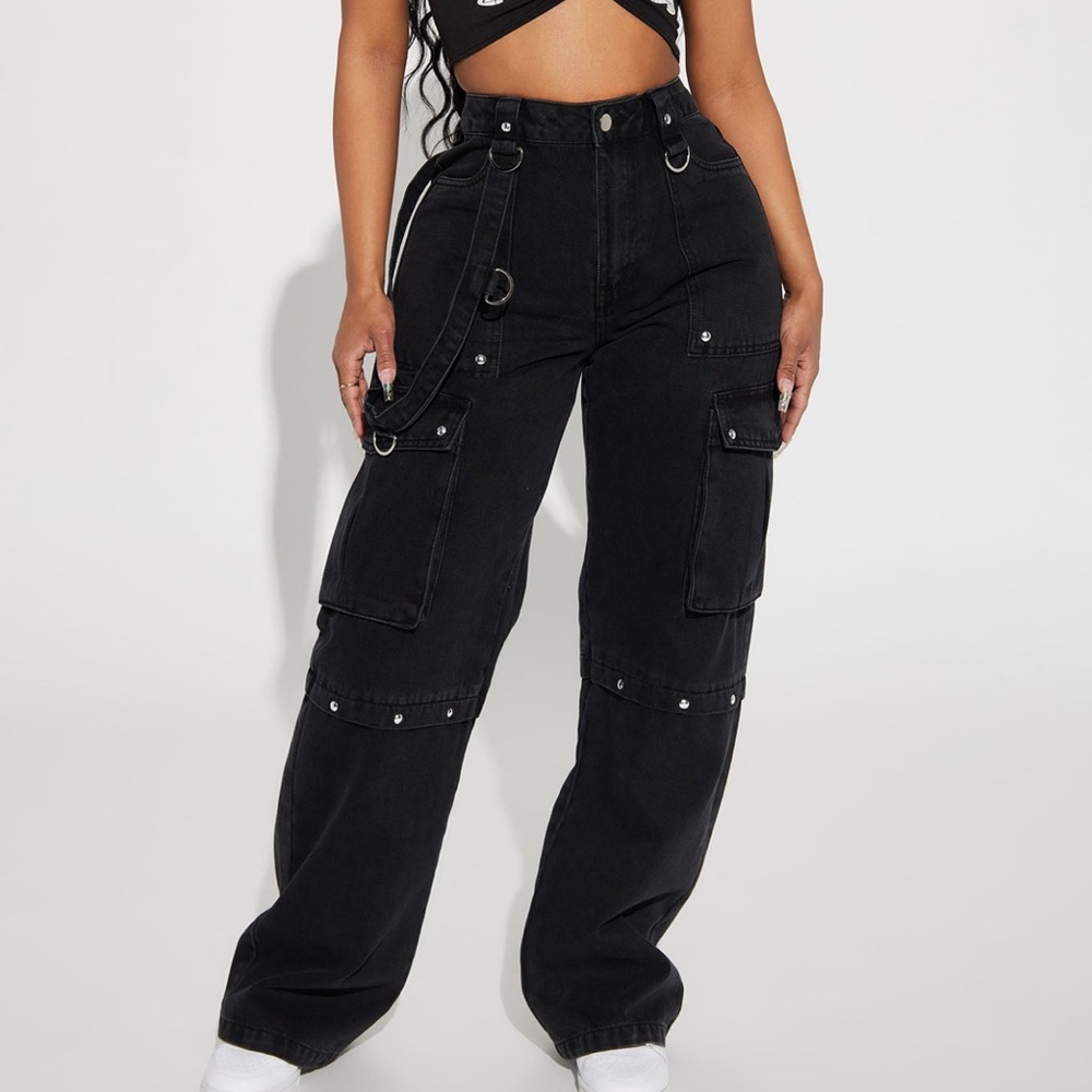 FASHION NOVA dark denim jeans